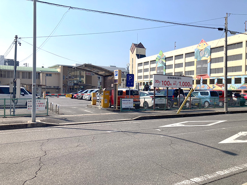 安城駅西駐車場屋外